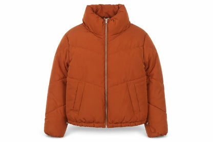H&M Women’s Brown Short Puffer Jacket Size S