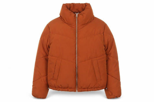 H&M Women’s Brown Short Puffer Jacket Size S