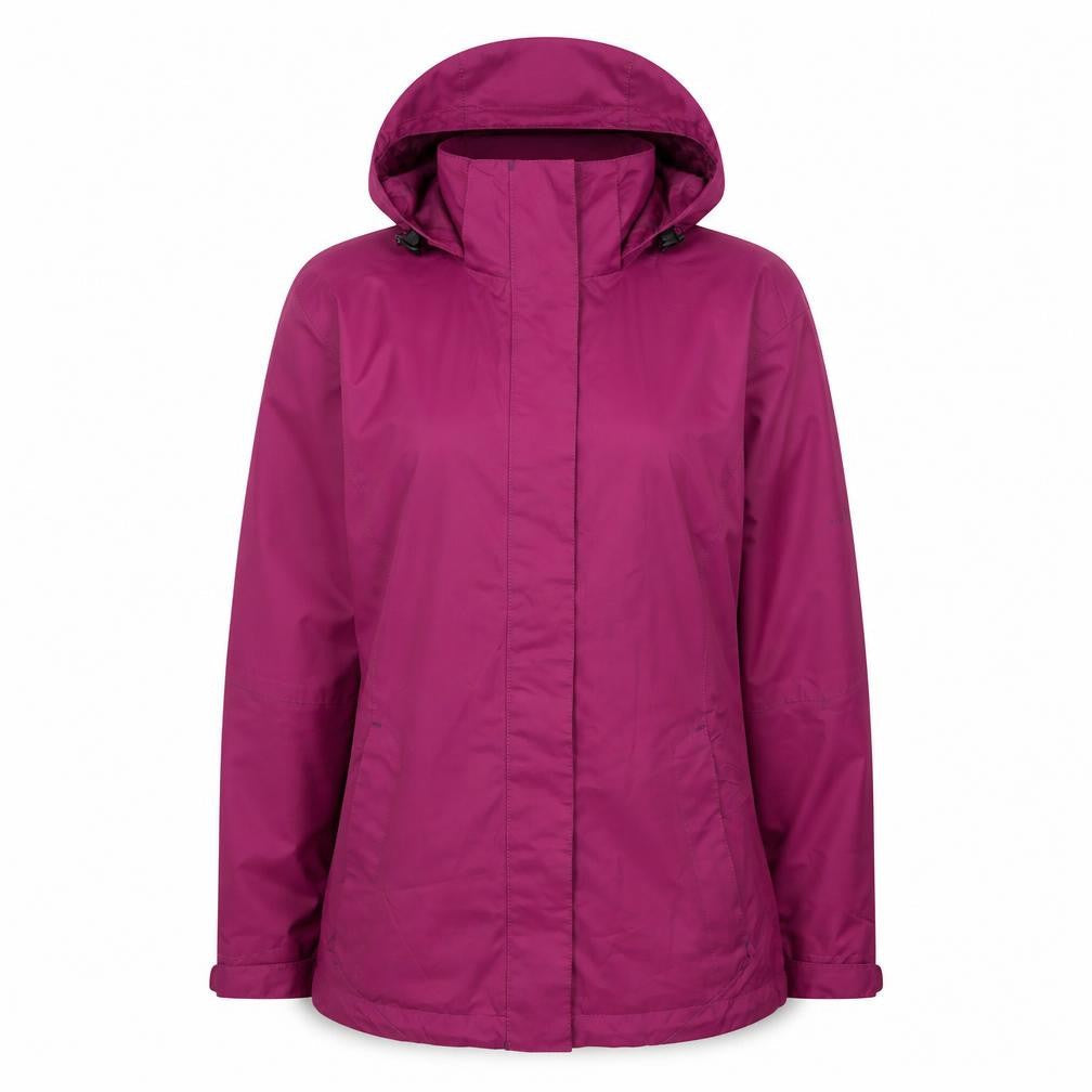 McKINLEY Womens Pink Waterproof Hooded Rain Coat Jacket Size 12