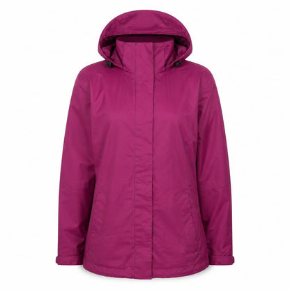McKINLEY Womens Pink Waterproof Hooded Rain Coat Jacket Size 12