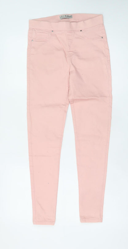 Denim Co Women Pink Skinny Jeans Size 6 Stretch Cotton Blend