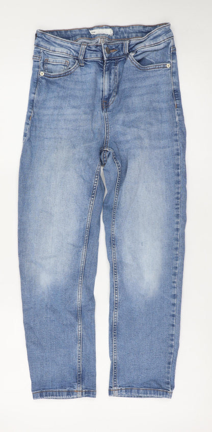 Dunnes Stores Women Blue Size 10 Straight Leg Stretch Denim Jeans