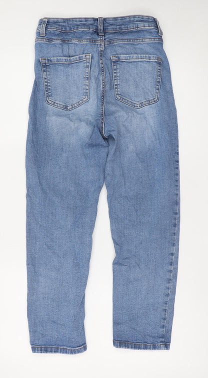 Dunnes Stores Women Blue Size 10 Straight Leg Stretch Denim Jeans