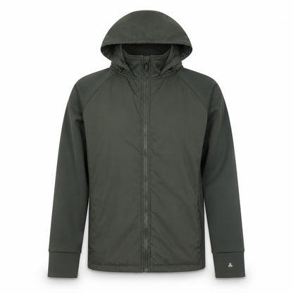 Dunnes Stores Men's Green Hooded Softshell Jacket L Regular