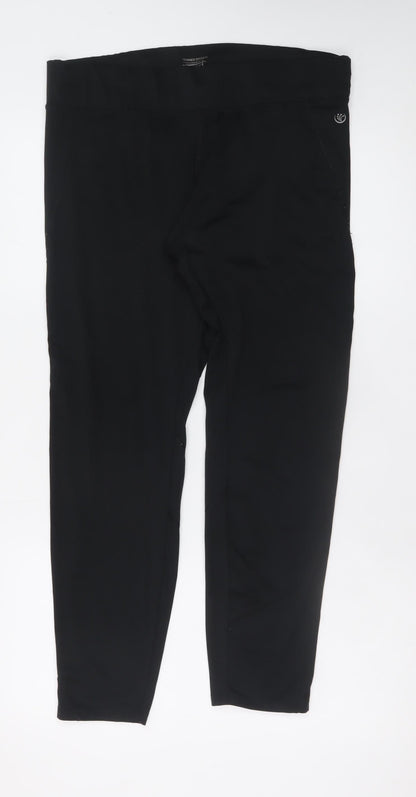 Dunnes Stores Women Black Large Performance Sport Leggings