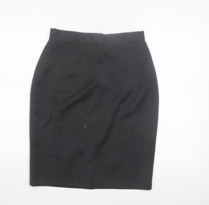 St Bernard Women's Black Size 14 Pencil Skirt Workwear Formal