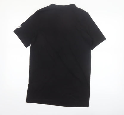 ASICS Men's Black Short Sleeve Graphic Running T-Shirt Size M