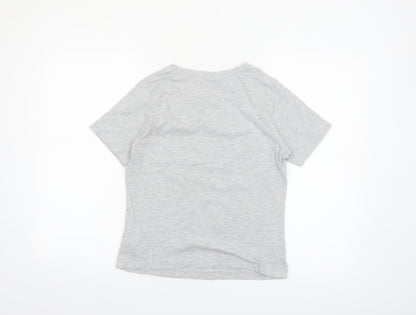 Primark Disney Women's Grey Mickey Mouse T-Shirt Size 12 Short Sleeve