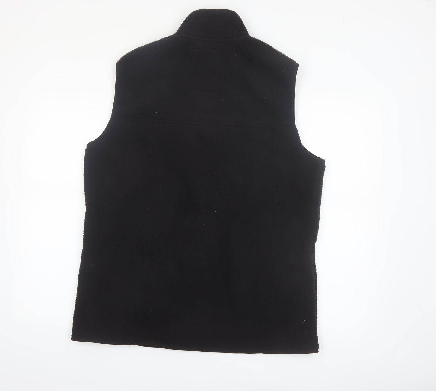 Threadbare Mens Black Fleece Bodywarmer Waistcoat Size M Outdoor Hiking