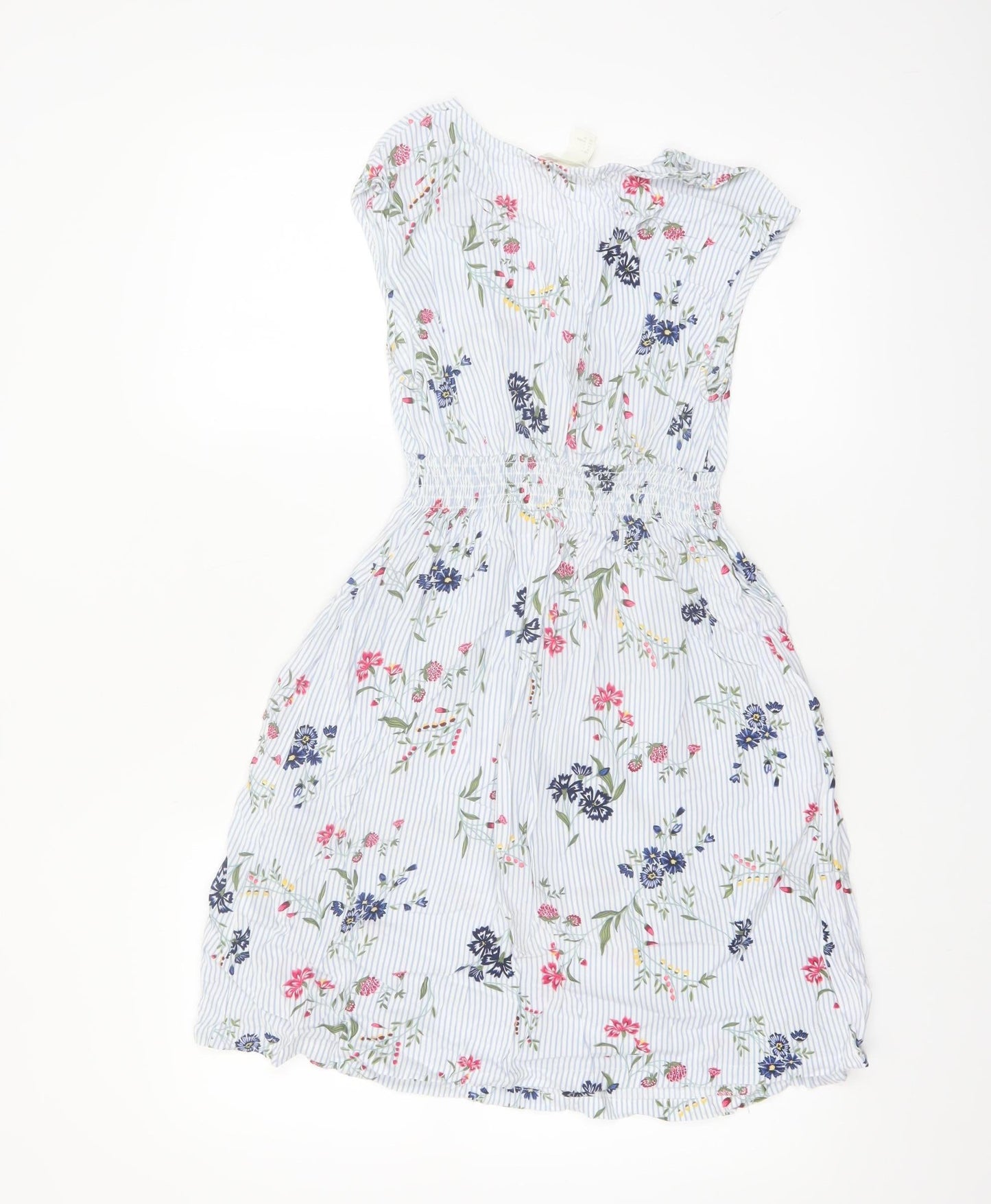 H&M Mama Women’s Multicoloured Floral Knee Length A-Line Maternity Dress Size 8