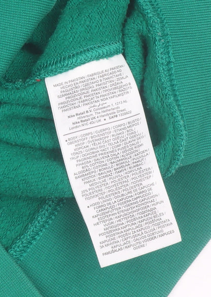 Nike Women’s Green XS Pullover Hoodie Sweatshirt Cotton Blend