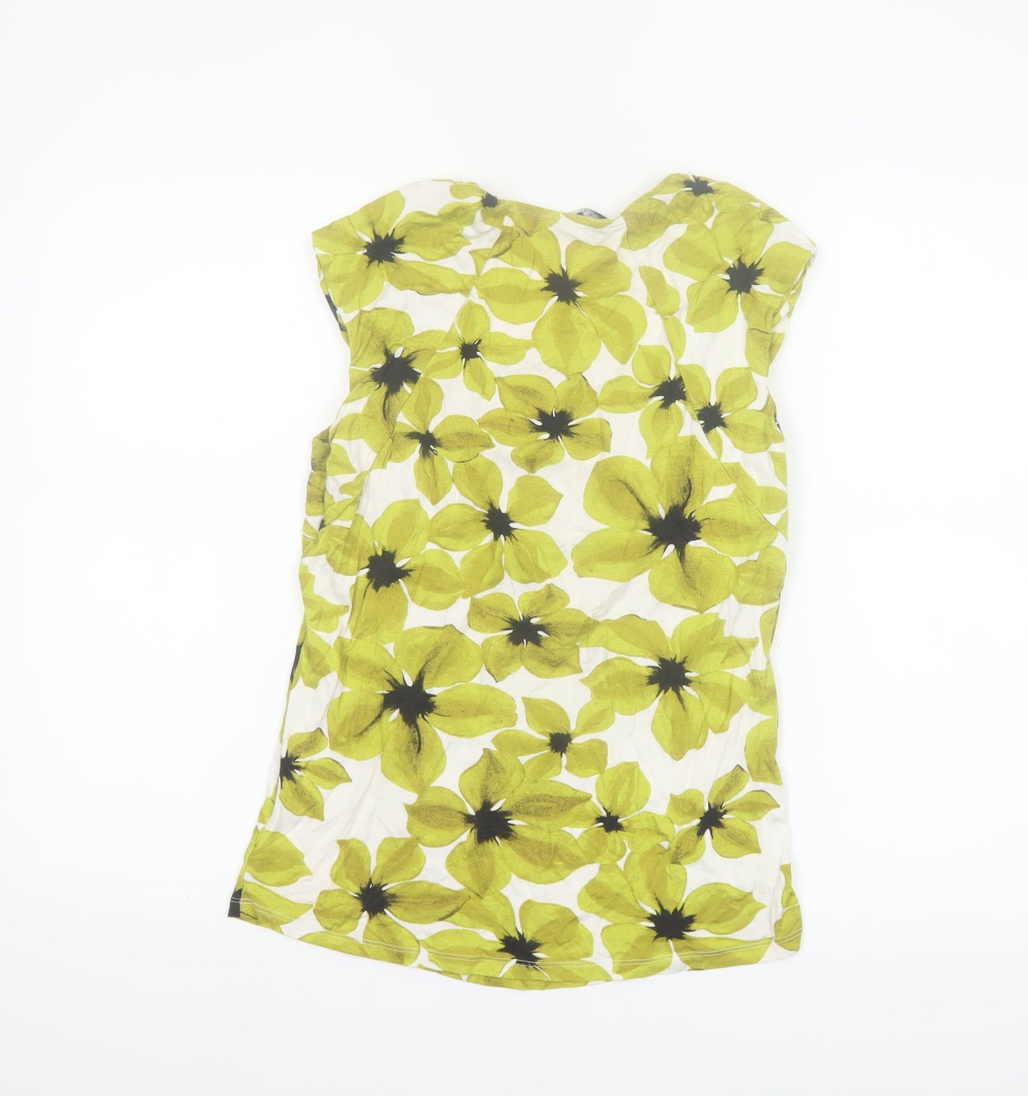 Debenhams Women’s Green Floral Petite Cowl Neck Sleeveless Blouse Size 14
