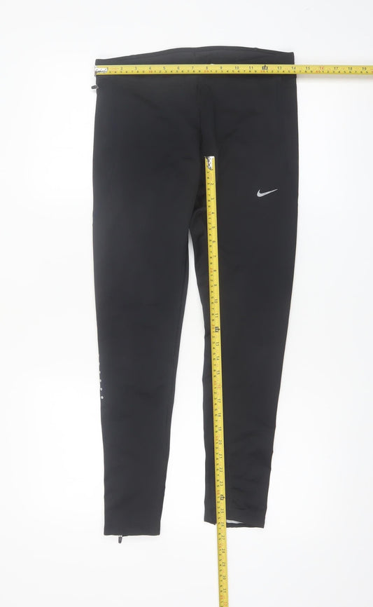 Nike Women's Black Dri-FIT Running Leggings Medium