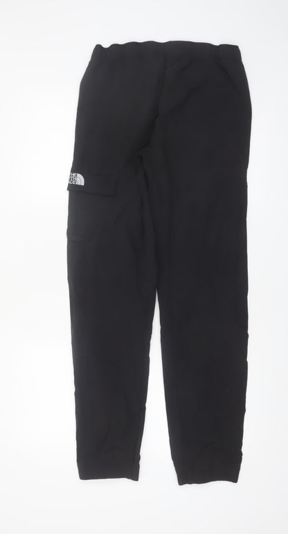 The North Face Boys Black Nylon Cargo Trousers XXLT Adjustable Waist Outdoor