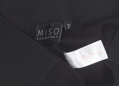 Miso Essentials Women’s Black Stretch Leggings Size 12