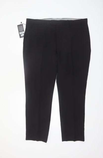 St. Bernard for Dunnes Stores Men's Black 38in Dress Pants