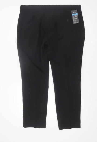 St. Bernard for Dunnes Stores Men's Black 38in Dress Pants