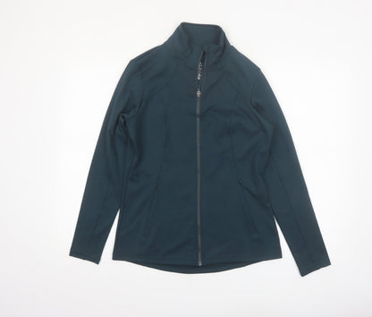 Dunnes Stores Women Blue Size 12 Softshell Full Zip Active Jacket