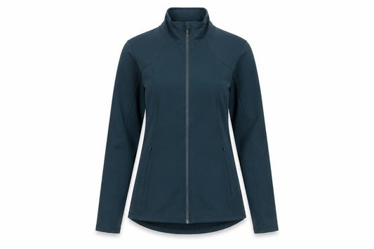 Dunnes Stores Women Blue Size 12 Softshell Full Zip Active Jacket