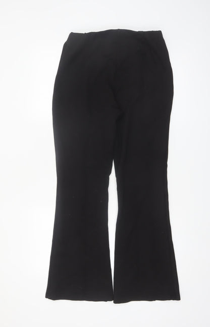 Savida Women's Black Flared Dress Pants Trousers Size 12