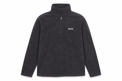 Regatta Mens Grey Fleece 1/4 Zip Pullover Sweatshirt L Outdoor