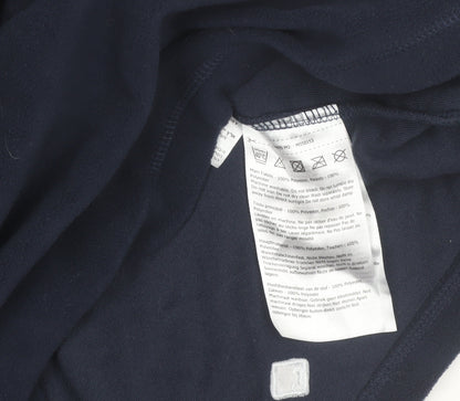 Regatta Men’s Blue Grey Fleece 1/4 Zip Pullover Hoodie 2XL