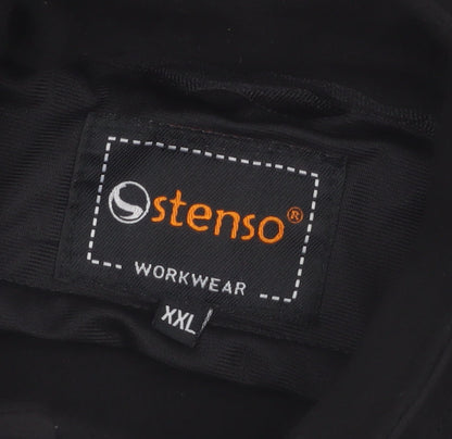 Stenso Men's Black 2XL Softshell Workwear Bodywarmer Waistcoat