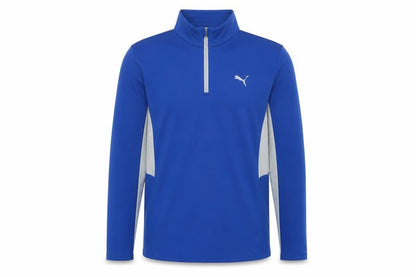 Puma Men's Blue M Athletic 1/4 Zip Sweatshirt Sports Top