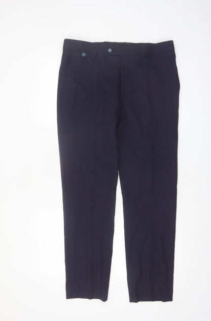 Travis Men's Navy Slim Fit Dress Pants Size 32S