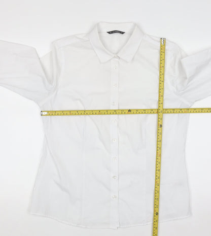 Dunnes Stores White Men's L Regular Fit Formal Dress Shirt