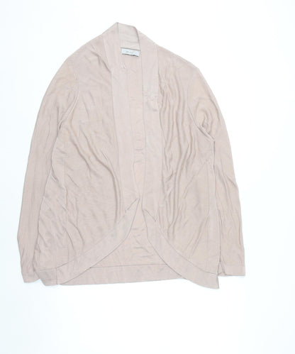 Marks and Spencer Women’s Beige Open Knit Long Sleeve Cardigan Size 18