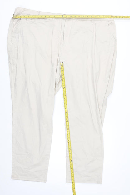 Maine New England Women's Beige Chino Trousers Size 26R