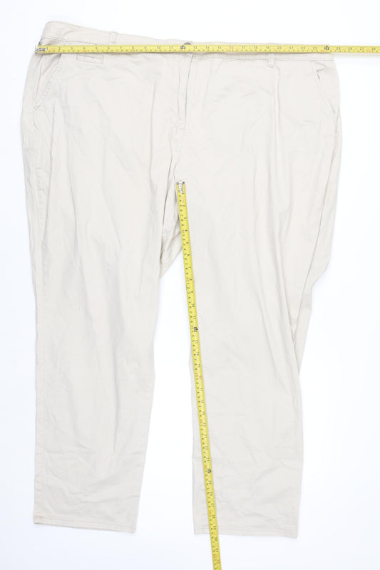 Maine New England Women's Beige Chino Trousers Size 26R