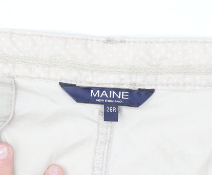 Maine New England Women's Beige Chino Trousers Size 26R