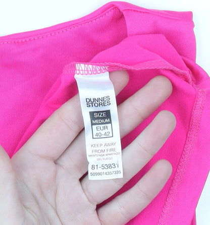 Dunnes Stores Women's Pink Tank Top Size 12 Basic Stretch