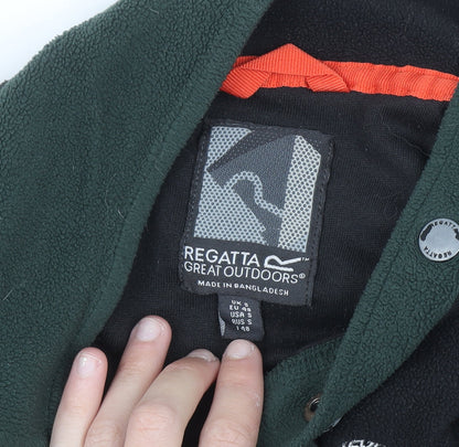 Regatta Men's Green Fleece Pullover Sweatshirt Small Outdoor Hiking