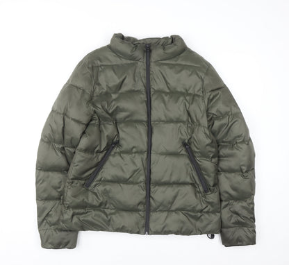 Marks and Spencer Women’s Green Size 14 Puffer Jacket