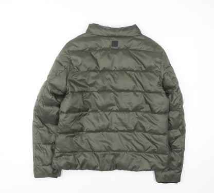 Marks and Spencer Women’s Green Size 14 Puffer Jacket
