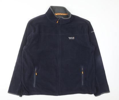 Regatta Men’s Blue 2XL Full Zip Fleece Sweatshirt Outdoor Jacket