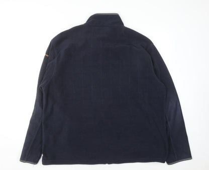 Regatta Men’s Blue 2XL Full Zip Fleece Sweatshirt Outdoor Jacket