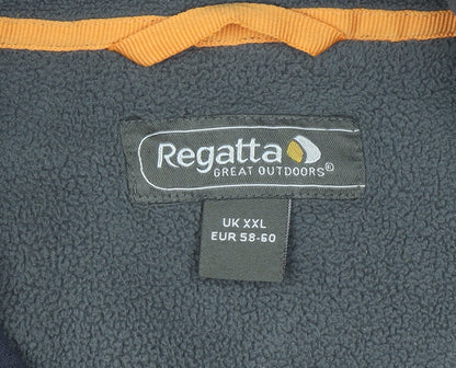 Regatta Men’s Blue 2XL Full Zip Fleece Sweatshirt Outdoor Jacket