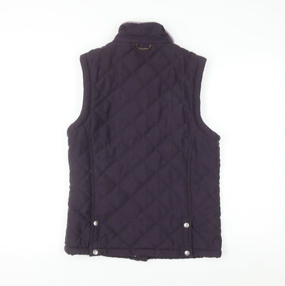 Regatta Womens Purple Quilted Outdoor Waistcoat Size 10
