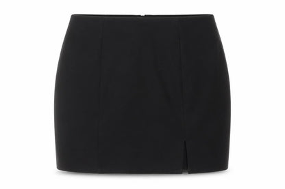 Saint Genies Women's Black Size 14 Stretch Pencil Skirt