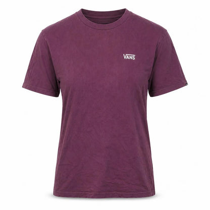 Vans Women's Purple Classic Fit Cotton T-Shirt Small