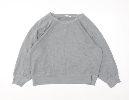 GAP Womens Grey XL Pullover Sweatshirt Classic Crew Neck