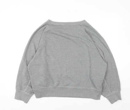 GAP Womens Grey XL Pullover Sweatshirt Classic Crew Neck