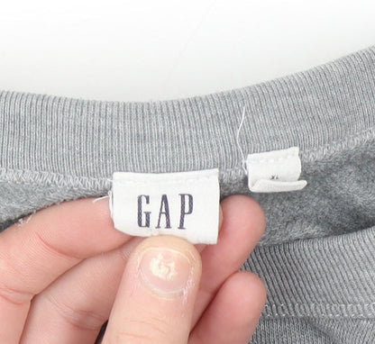 GAP Womens Grey XL Pullover Sweatshirt Classic Crew Neck