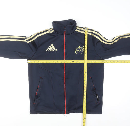 Adidas Boys Blue Full Zip ClimaWarm Sweatshirt 13-14 Years