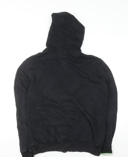 Le Coq Sportif Men's Black Full Zip Hoodie Size L