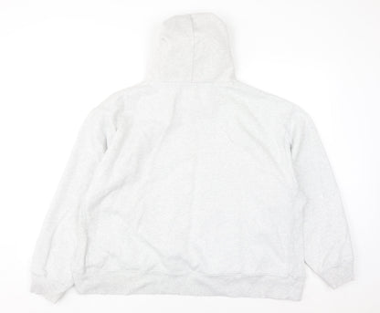 Victoria's Secret PINK Women's Grey Hoodie XXL Cotton Blend Pullover